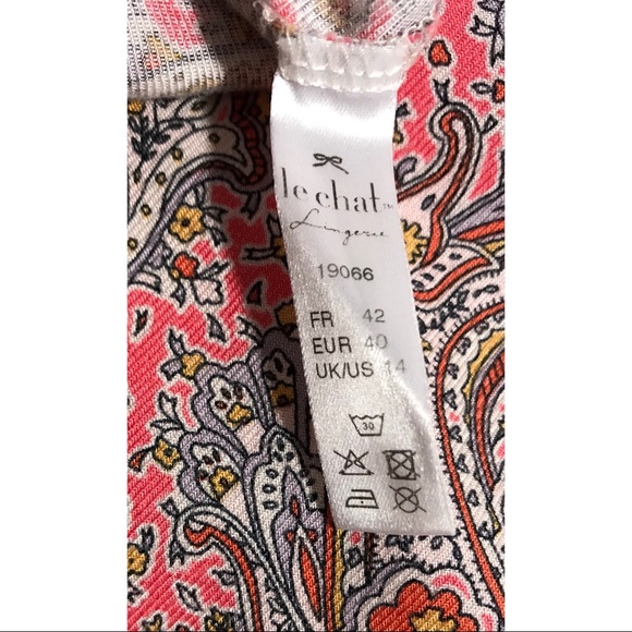 Le Chat Lingerie Paisley Soft Pajama Night Dress - Picture 5 of 5
